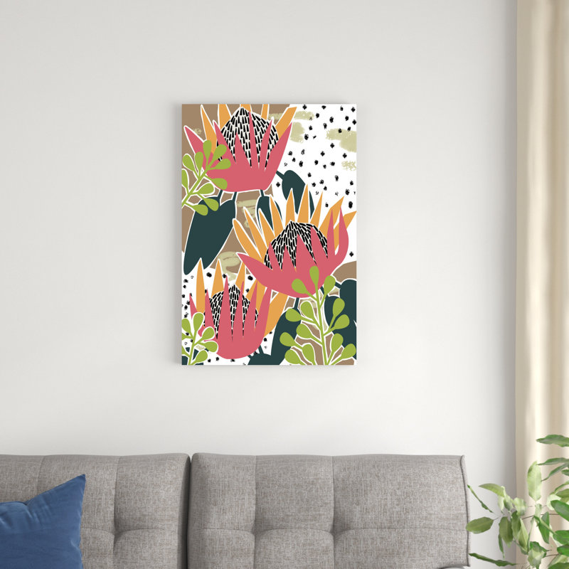 King Protea II, H 30 po x l 20 po x P 1 po