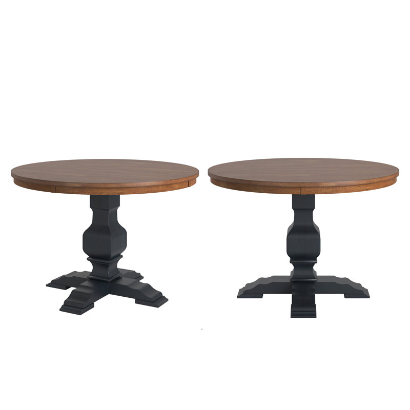 Table de salle à manger Marcotte, Denim antique