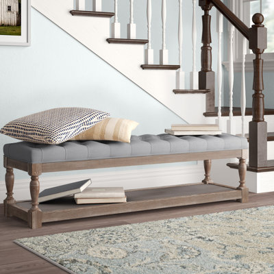 Banc de rangement rectangulaire 59 po Pangea Home Athena