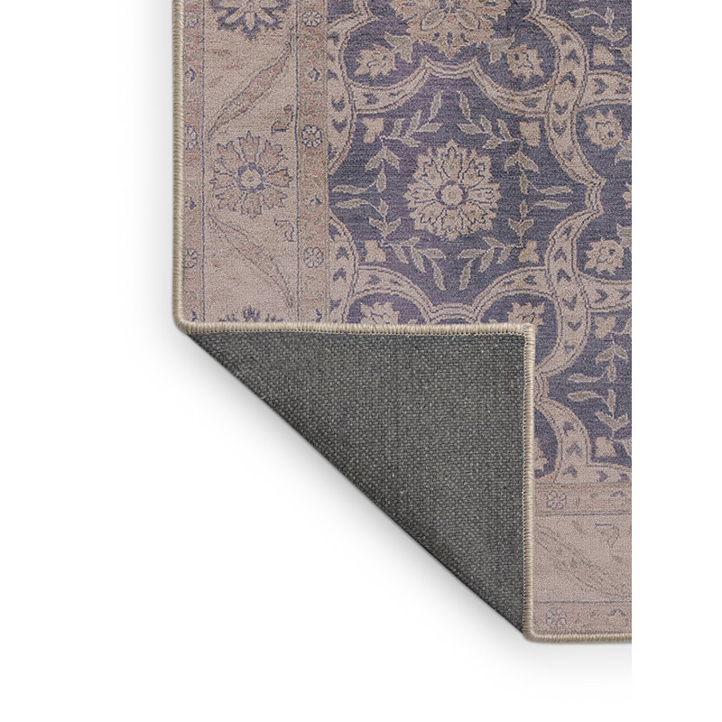 Tapis brun / bleu Garrison, Rectangle 3 pi x 5 pi
