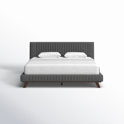 Lit plateforme tapissier Sven