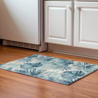Premium Machine Washable Mayfield AMF1886 Floral Rug