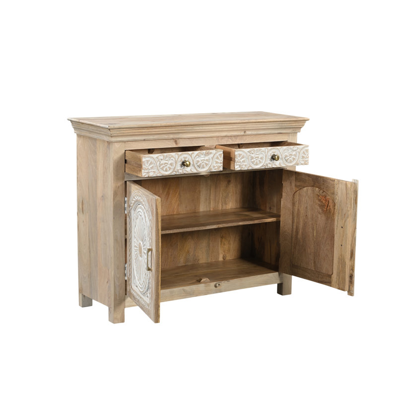 Buffet Berlene, Blanc / Naturel