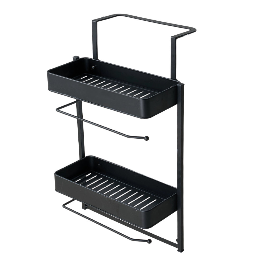 Room Side Racks 17 Stories Black Multi-Use Fridge Side Storage Rack | Wayfair.co.uk