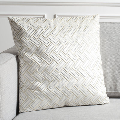  Metallic Throw Pillow