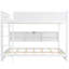 Lit superposé grand sur grand avec armoires de rangement et ports USB-236403993
