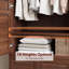 Armoire-penderie 72 po en bois avec 4 portes, tringle suspendue, 18 tablettes réglables, grande armoire de rangement pour vêtements autoportante pour chambre à coucher, brun noyer-924455590
