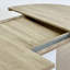 Table de salle à manger de 35 kg avec détails en bois massif, conforme à la photo, 150 x 109 cm (59 x 43 pouces).