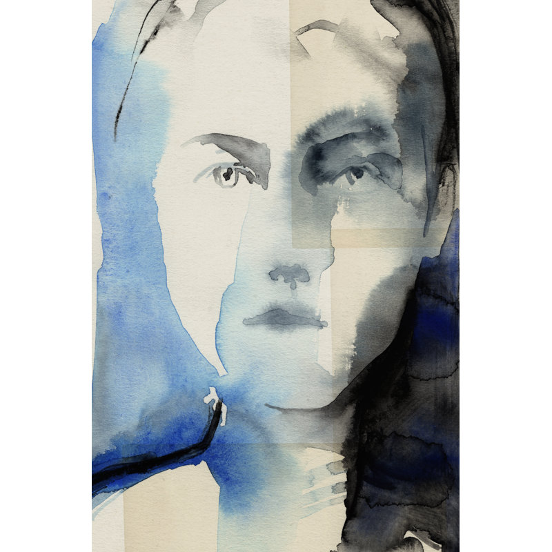 Tilda's Gaze I by Jennifer Paxton Parker - Painting Print, 30cm H x 20cm W, Black Floater Framed