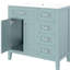Ensemble de meuble-lavabo 36 po - Combinaison de meuble-lavabo et tiroir en céramique et tiroir en céramique-439838179