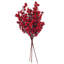 Vickerman 24" Red Deluxe Mixed Berry Spray. Each bag contains three sprays.