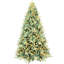 Arbre de Noël de 9 pi de couleur bleue, 3268 pointes, 800 lumières à DEL blanc chaud, conception facile à assembler avec teinte, installation rapide et pleine vie - aspect rempli