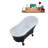 59.1'' x 27.6'' Soaking Acrylic Bathtub-66366522-90752803
