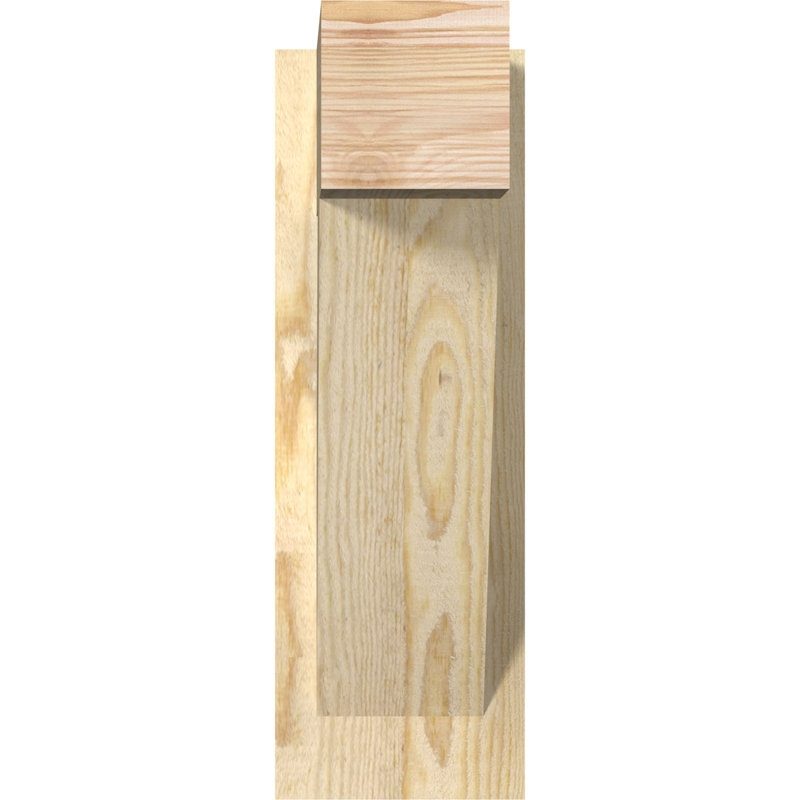 Pavé traditionnel traditionnel, P 14 po x H 18 po, Sapin Douglas de 6 po (sciage brut)