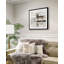 Rustic Misty Deer - reproduction d'art encadrée-634378351