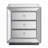 Three Drawer Mirror Finish Cabinet