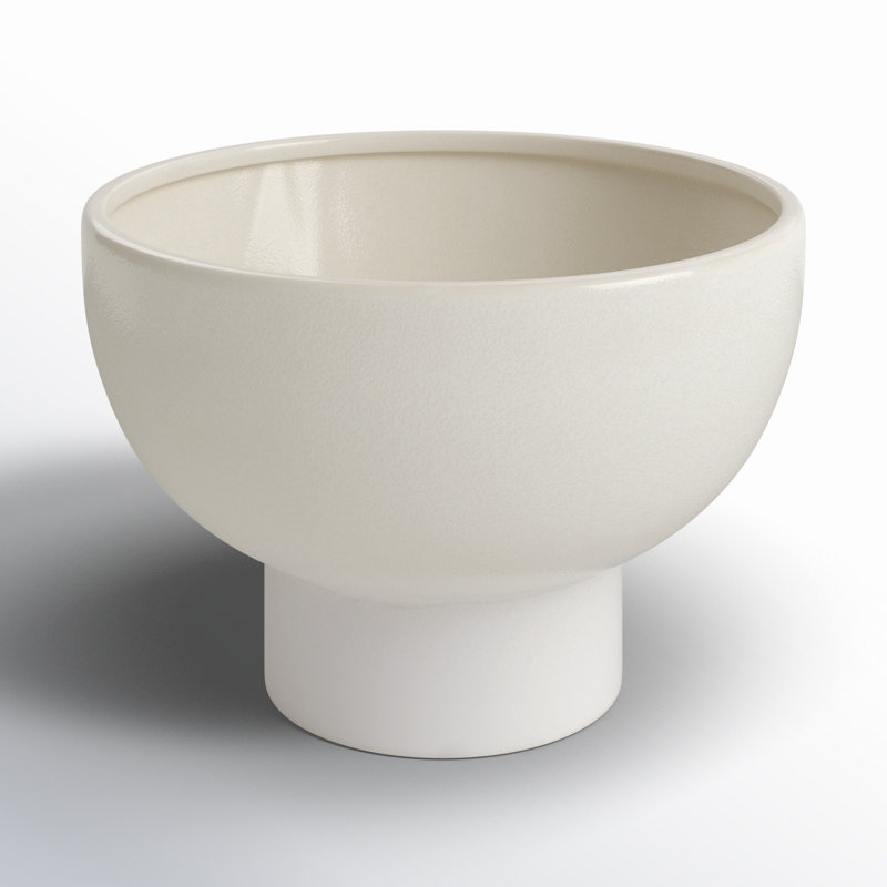 Abie Handmade Ceramic Table Vase, 6.25" H x 9.25" W x 9.25" D