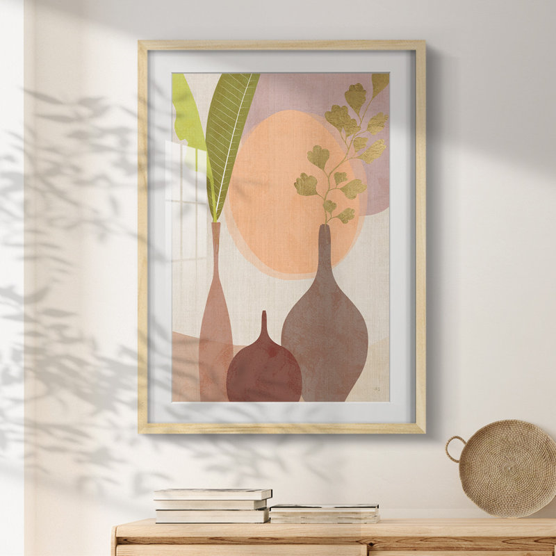 Rhodes I - impression encadrée, Naturel, 25.5" H x 17.5" W