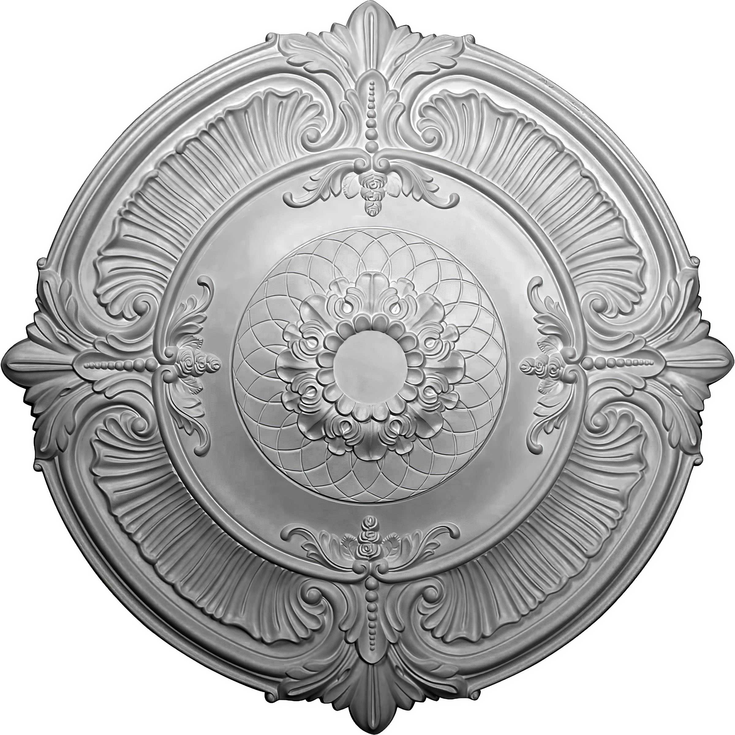 Ekena Millwork Attica 39 1/2"H x 39 1/2"W x 2 1/2"D Ceiling Medallion & Reviews | Wayfair