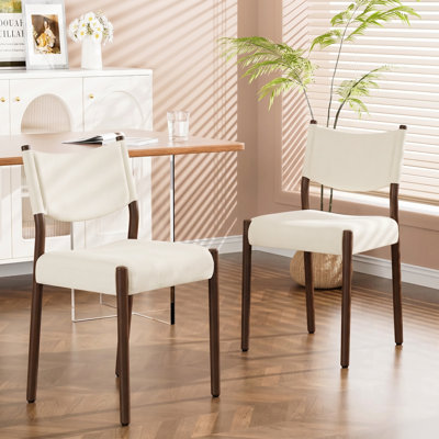 Modern Style Upholstered Side Dining Chairs
