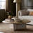 Jake Round Coffee Table-Oak Veneer-110369114