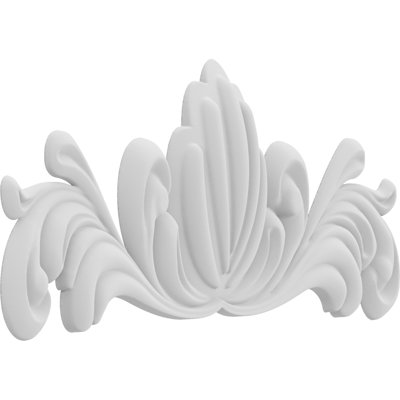H W D Composite Rosette Applique