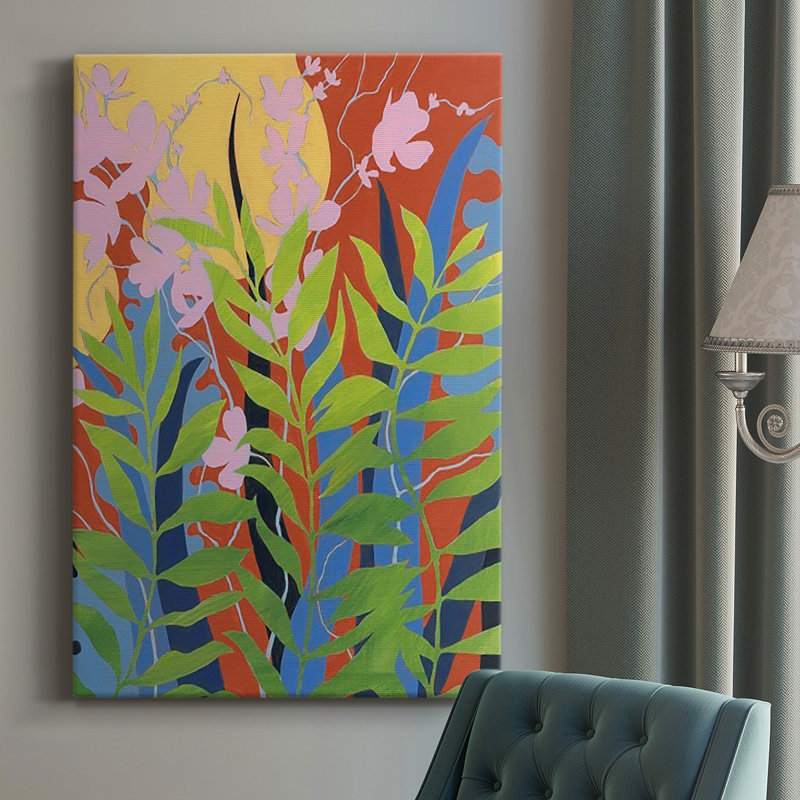 «Bold Bright & Wild II» sur toile, H 48 po x l 32 po x P 1 po