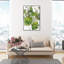 Tropical Jungle Tree Modern White - peinture sur toile-71089573-71089585