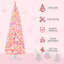 Forme de crayon avec arbre de Noël, arbre de Noël artificiel enneigé avec branches de pin réalistes, lumières DEL chaudes, ouverture automatique