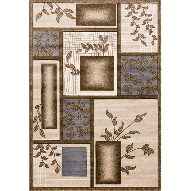 Alexia Collection Geometric Modern & Contemporary Area Rug, 2'1 X 3'3