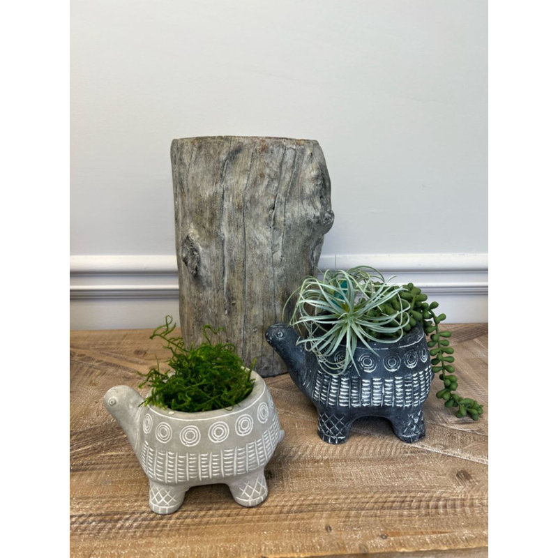Arminan Planter, Black, 3.3" H x 6.1" W x 4.5" D