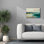 «Pastel Lake» par Silvia Vassileva, art mural sur toile