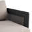Vento Modern Coastal Aluminum Outdoor Loveseat with Breathable Mesh Panels and Olefin Cushions