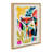 Mid Century Modern Fox by Rachel Lee 3 Birdies Studio Framed Canvas Wall Art Print-1487507714-1487507773