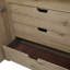 Armoire penderie avec tablettes et tiroirs Zina