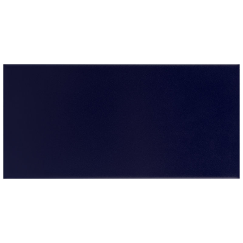 Projectos 4" X 8" Brick Look Subway Wall and Floor Tile, Midnight Blue