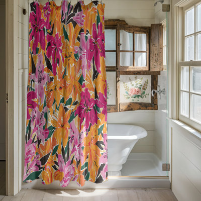 Autumn Bloom Designs - Rideau de douche standard 1 pièce