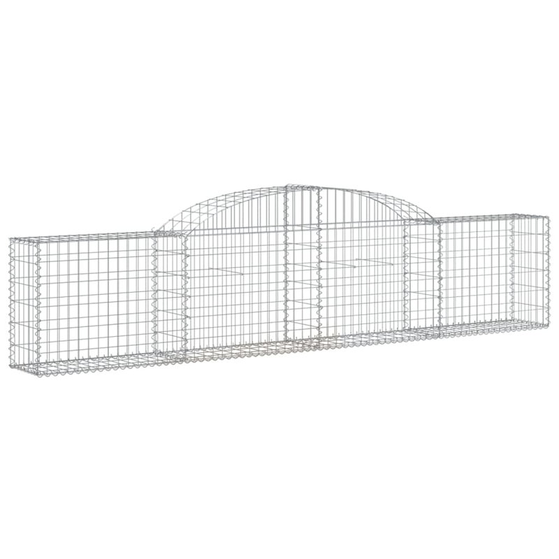 Clôture en métal argenté H 31,5 po x l 157,5 po