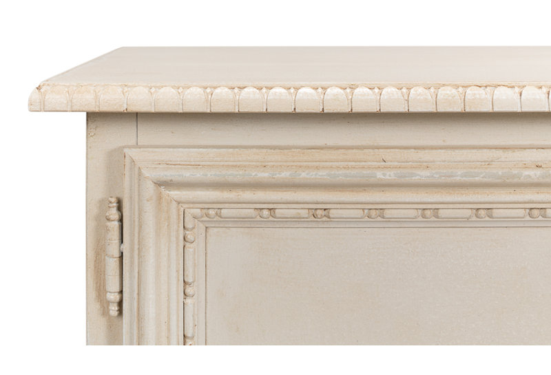 Forsythe 42'' W Solid Wood Sideboard, Bright Lime White