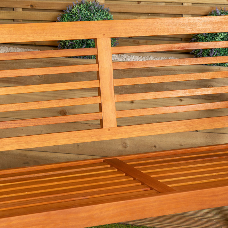 Solid Wood Fir Outdoor Bench