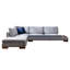 Canapé modulaire et méridienne avec table basse
