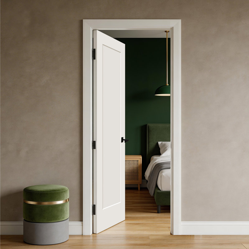 Dalle de porte en forme de shaker, 28 po x 80 po, Left Hand Inswing