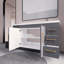 Meuble-lavabo sur pied avec lavabo en acrylique renforcé Verda-534631141