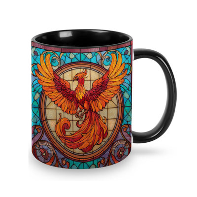 Phoenix Print Coffee Mug Ceramic Coffee Cup