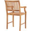Castle Outdoor Teak Bar Stool