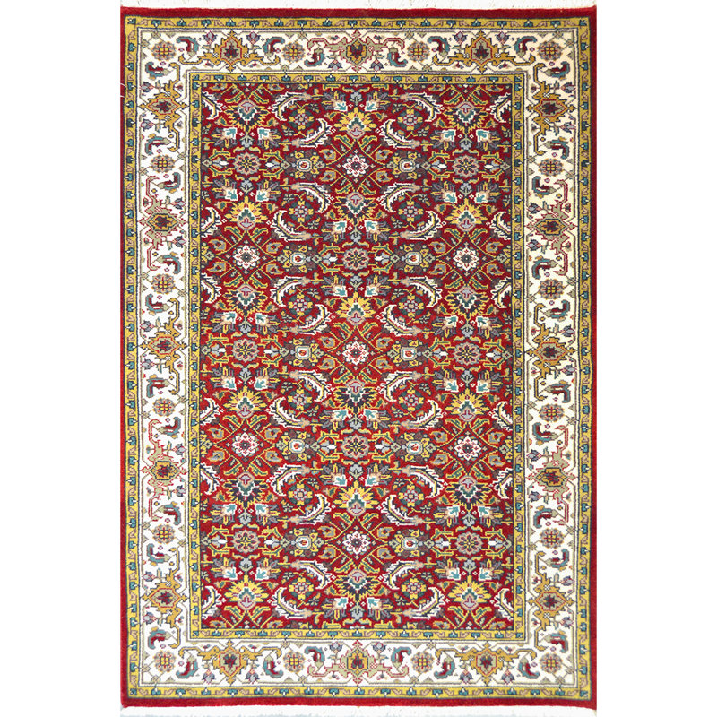 Wool Oriental Area Rug, Rectangle 3' x 5'
