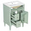 Meuble-lavabo 24 po avec comptoir en céramique-633372270