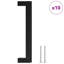 Metro Lane Cabinet Handles 10 Pcs Black 64 Mm Stainless Steel-1091514190-1091514184