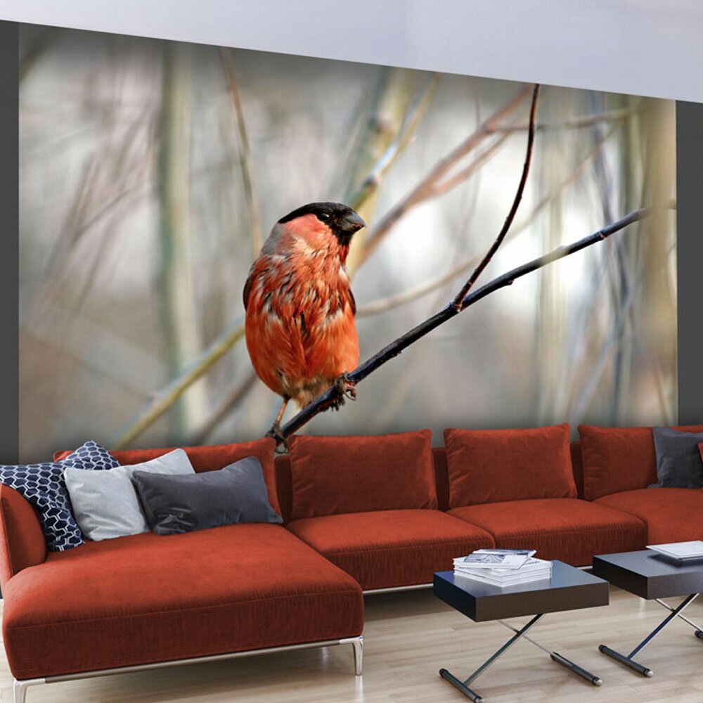 Tapete Bullfinch in the Forest 3,09 m x 400 cm