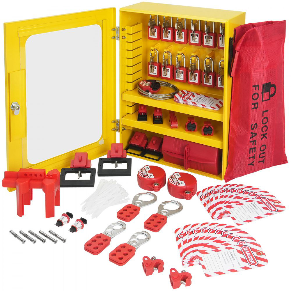Stellweilan Tessberg Electrical Lockout Tagout Kit, 59 PCS Safety ...
